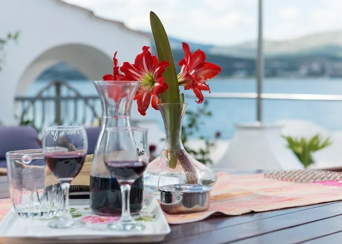 Marin,seaview,terrace With Massage Hot Tube,grill Place,parking Appartement Trogir